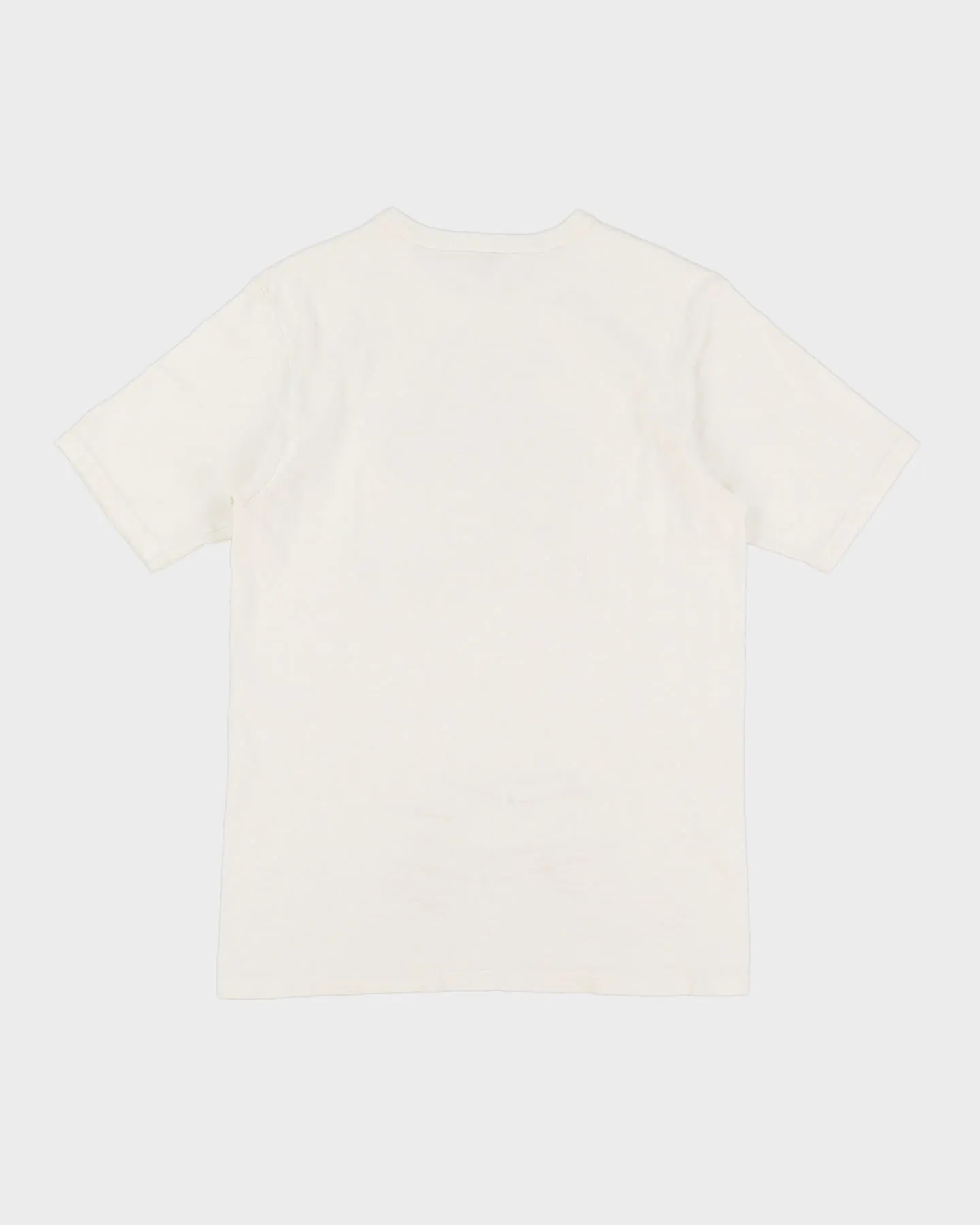 00s Champion White Embroidered Tiger T-Shirt - M