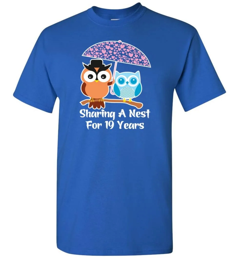 19 Years Wedding Anniversary Gifts Valentine's Day T-shirt