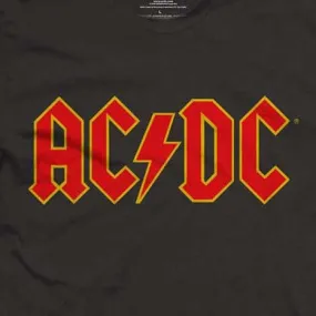 AC/DC Red/Yellow Logo T-Shirt