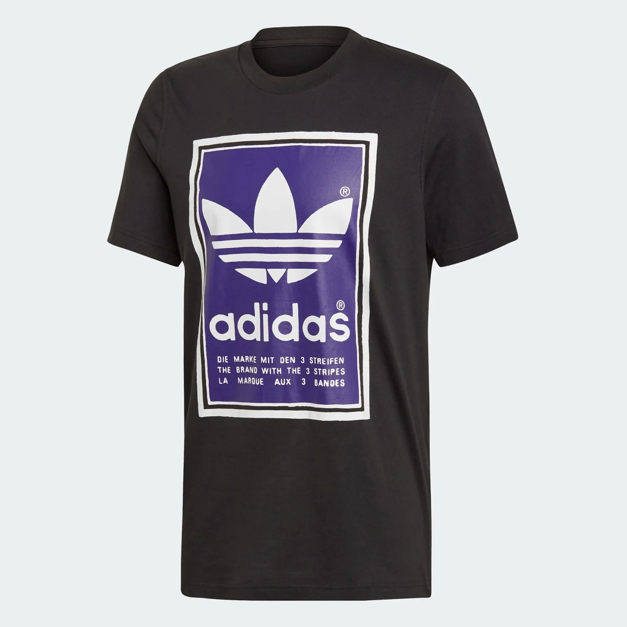 Adidas Originals Men's Filled Label T-Shirt - Black