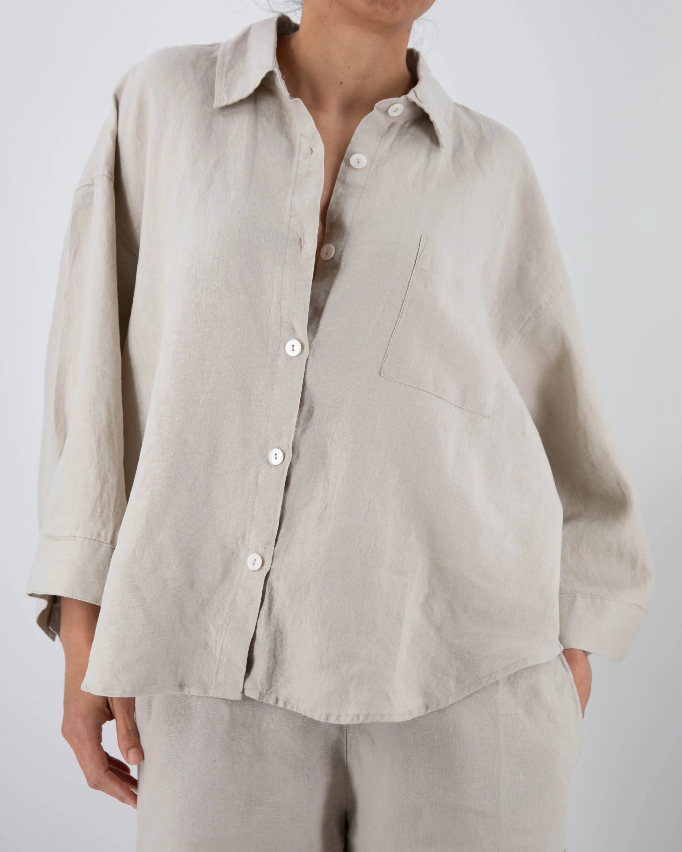 Agnes Linen Top