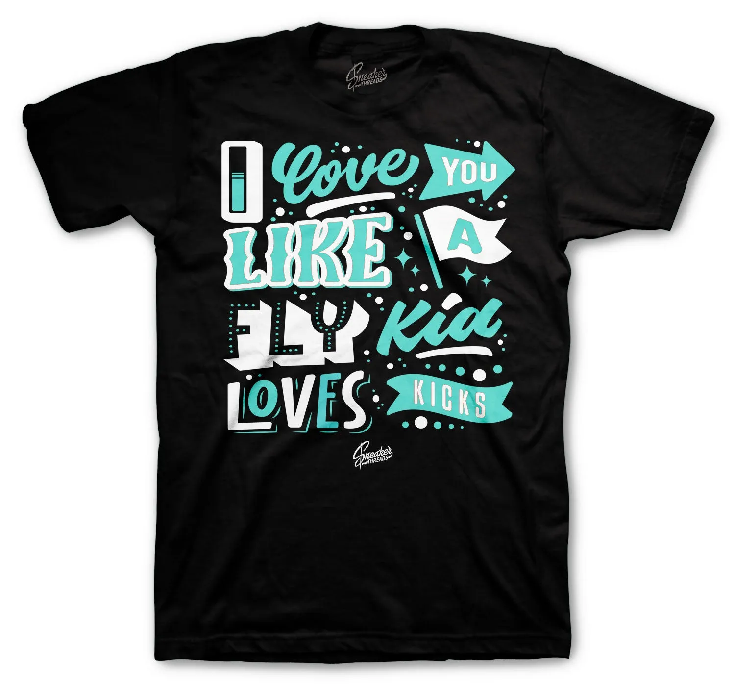 Air Max 90 Turquoise Shirt - Love Kicks - Black