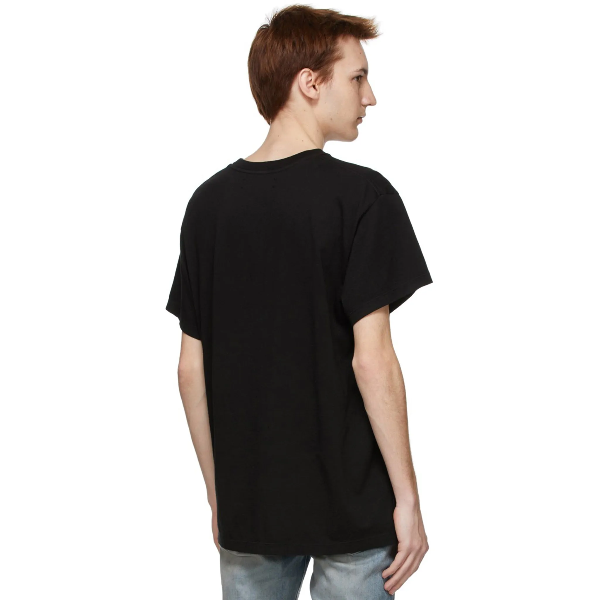 Amiri Bandana Logo T Shirt Black