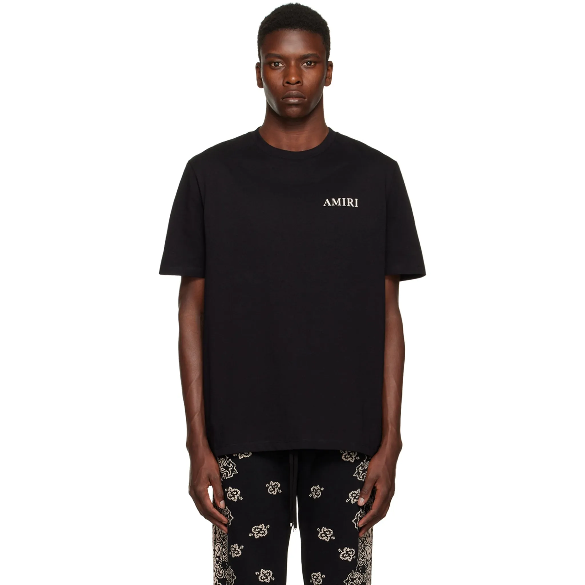 Amiri Puff Logo T Shirt Black