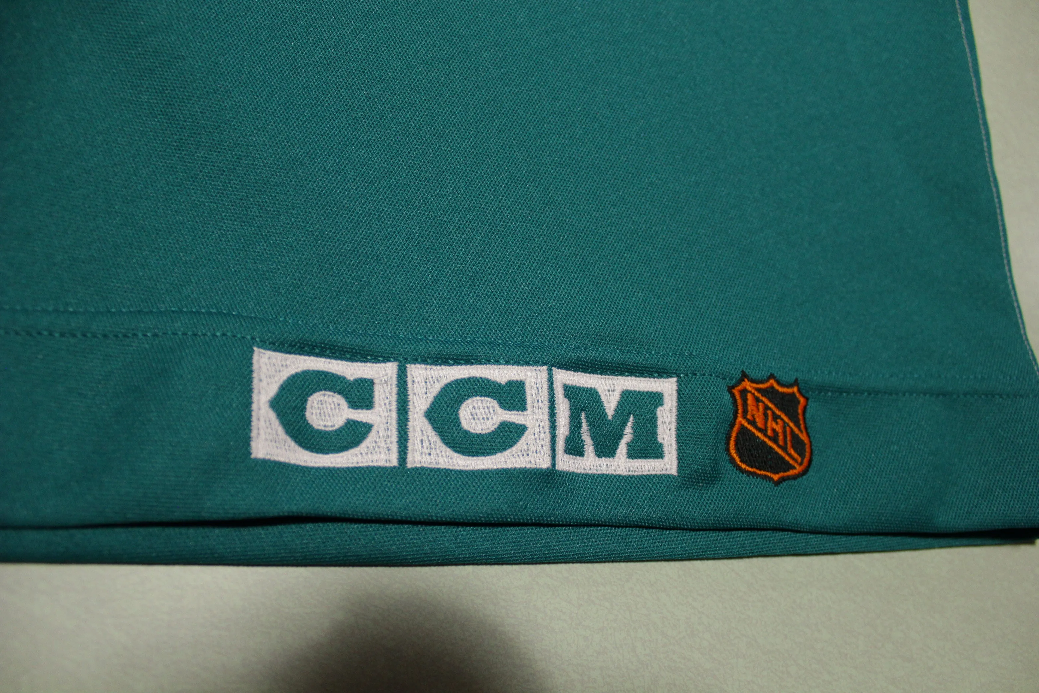 Anaheim Mighty Ducks Vintage CCM Autographed 1997 Authentic Playoffs Hockey Jersey