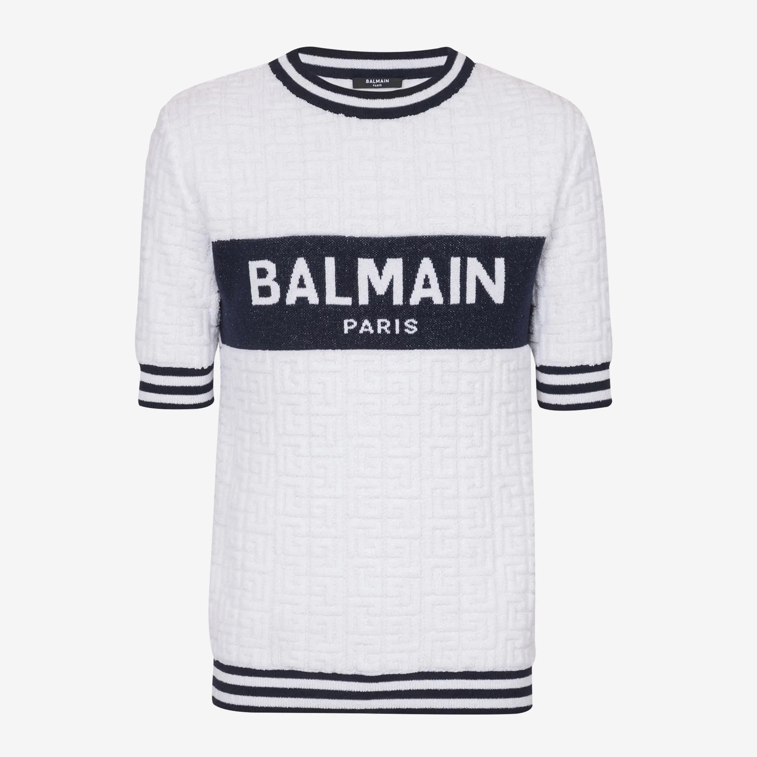 Balmain PB Labyrinth Knit T-Shirt