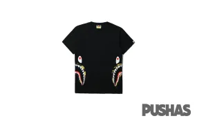 Bape 1st Camo Side Shark T-Shirt 'Black/Yellow'