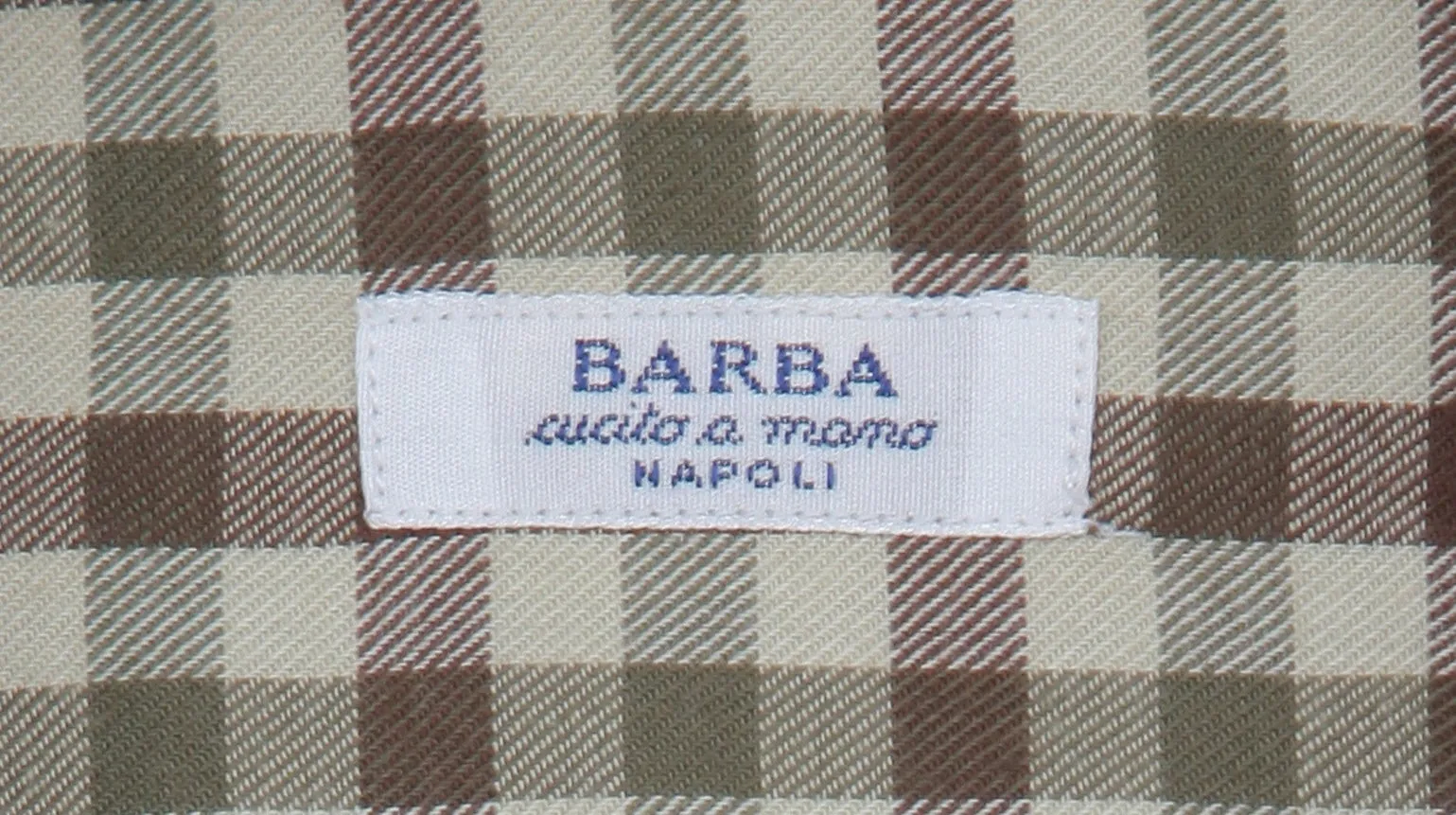 Barba Napoli Brown Shirt - Slim