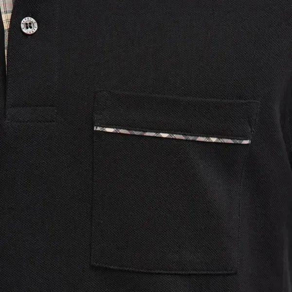 Barbour Evin L/S Polo Shirt Black