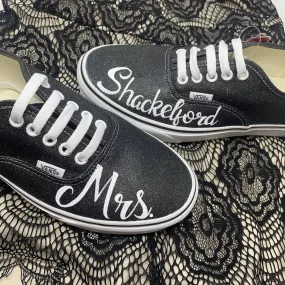 Black Bridal Vans