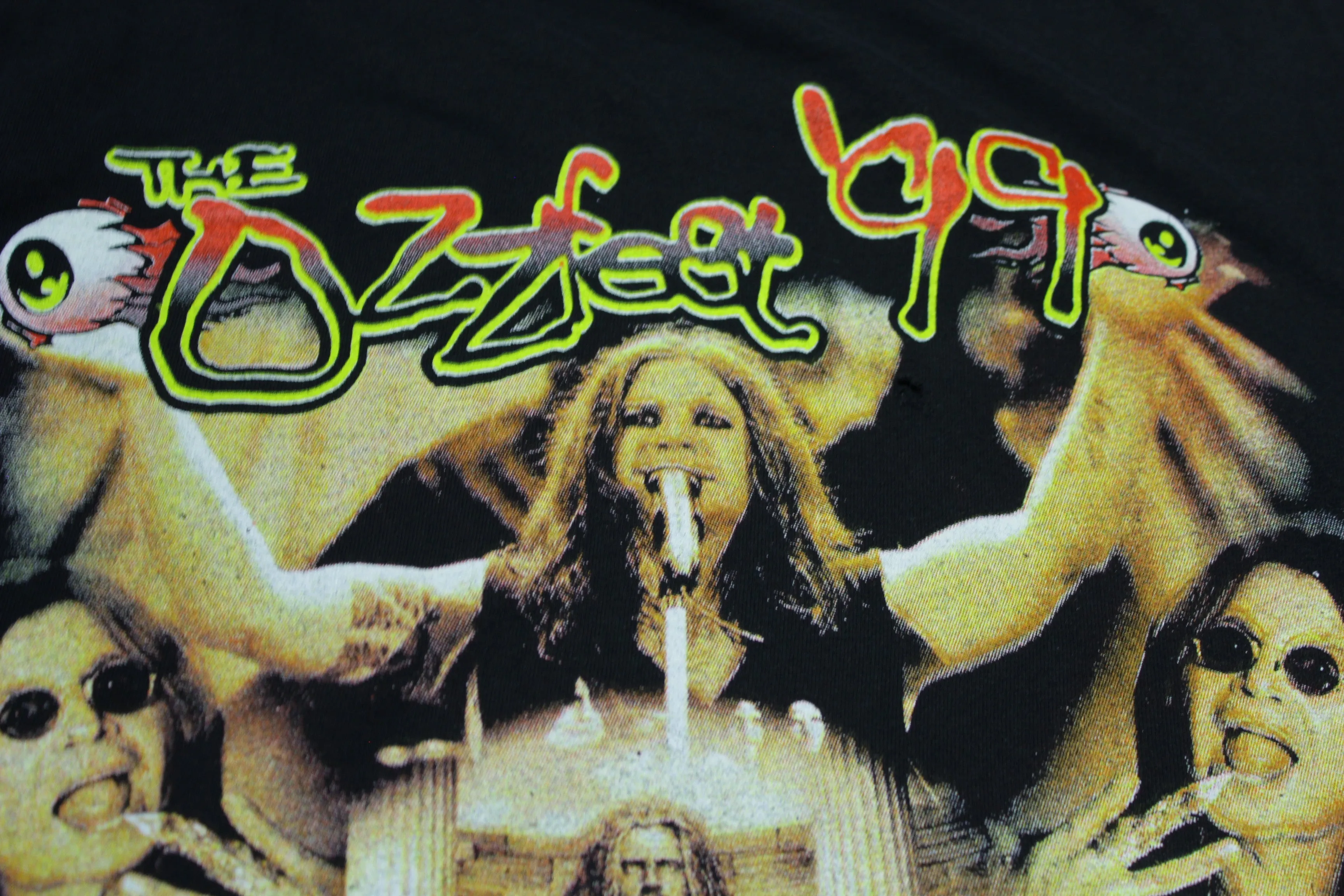 Black Sabbath Ozzfest 1999 Ozzy Osbourne Vintage 90's  Primus Slayer Deftones Tour T-Shirt