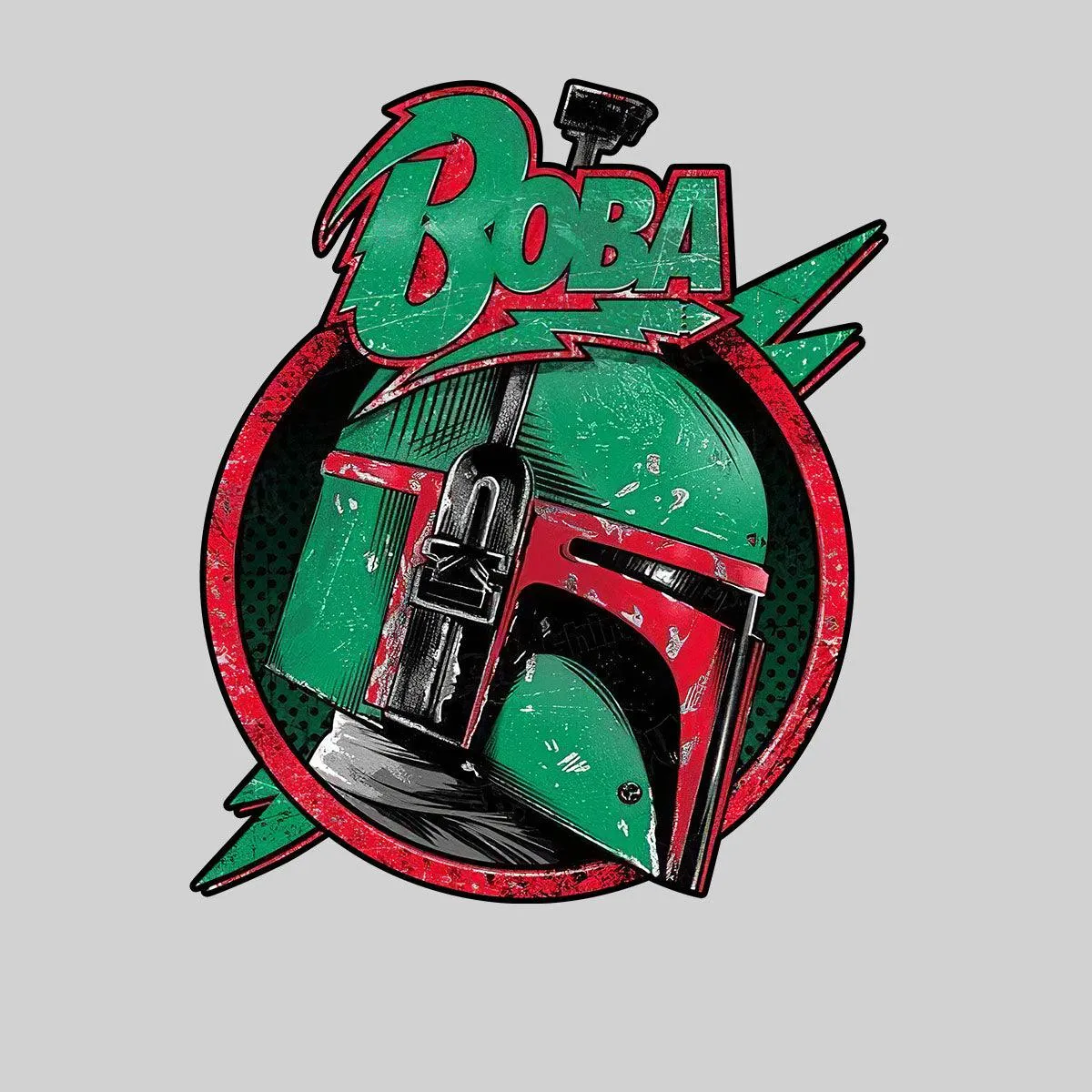 Boba Helmet Star Wars Hunter T-shirt