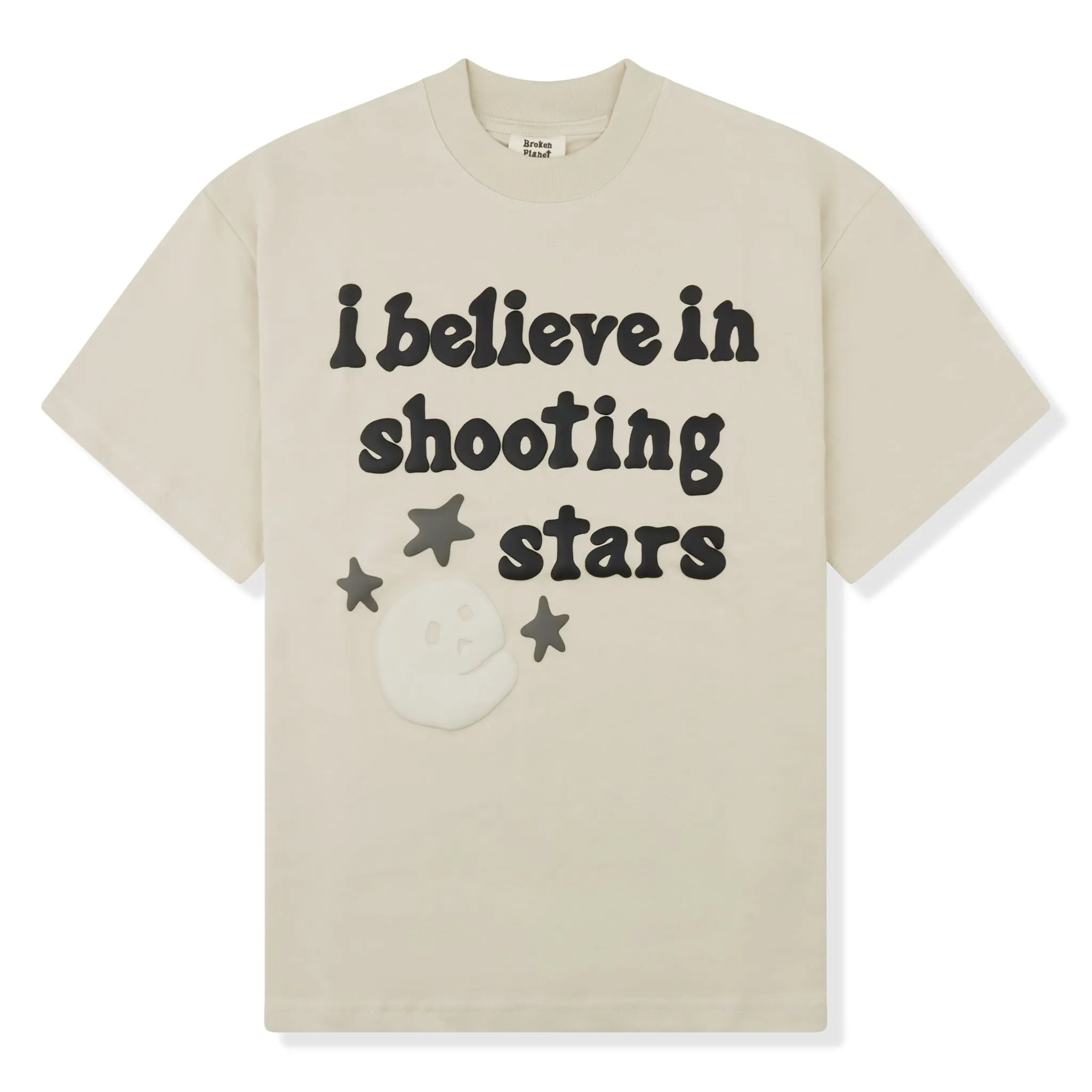 Broken Planet I Believe In Shooting Stars Bone White T Shirt