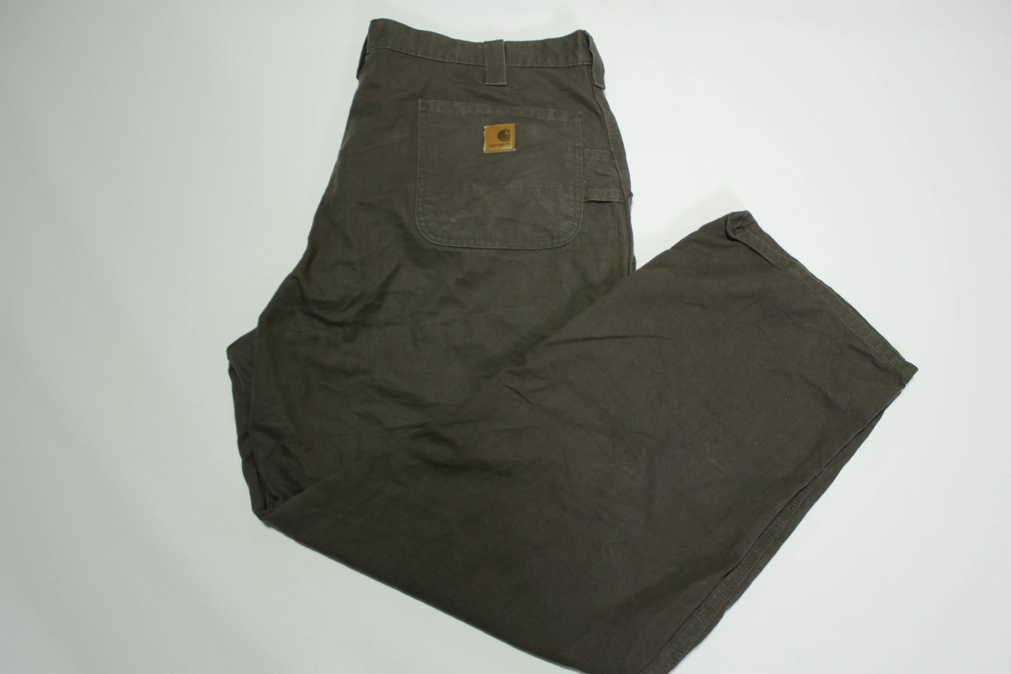 Carhartt B151 LBR Dungaree Fit Duck Wash Utility Pocket Work Construction Pants