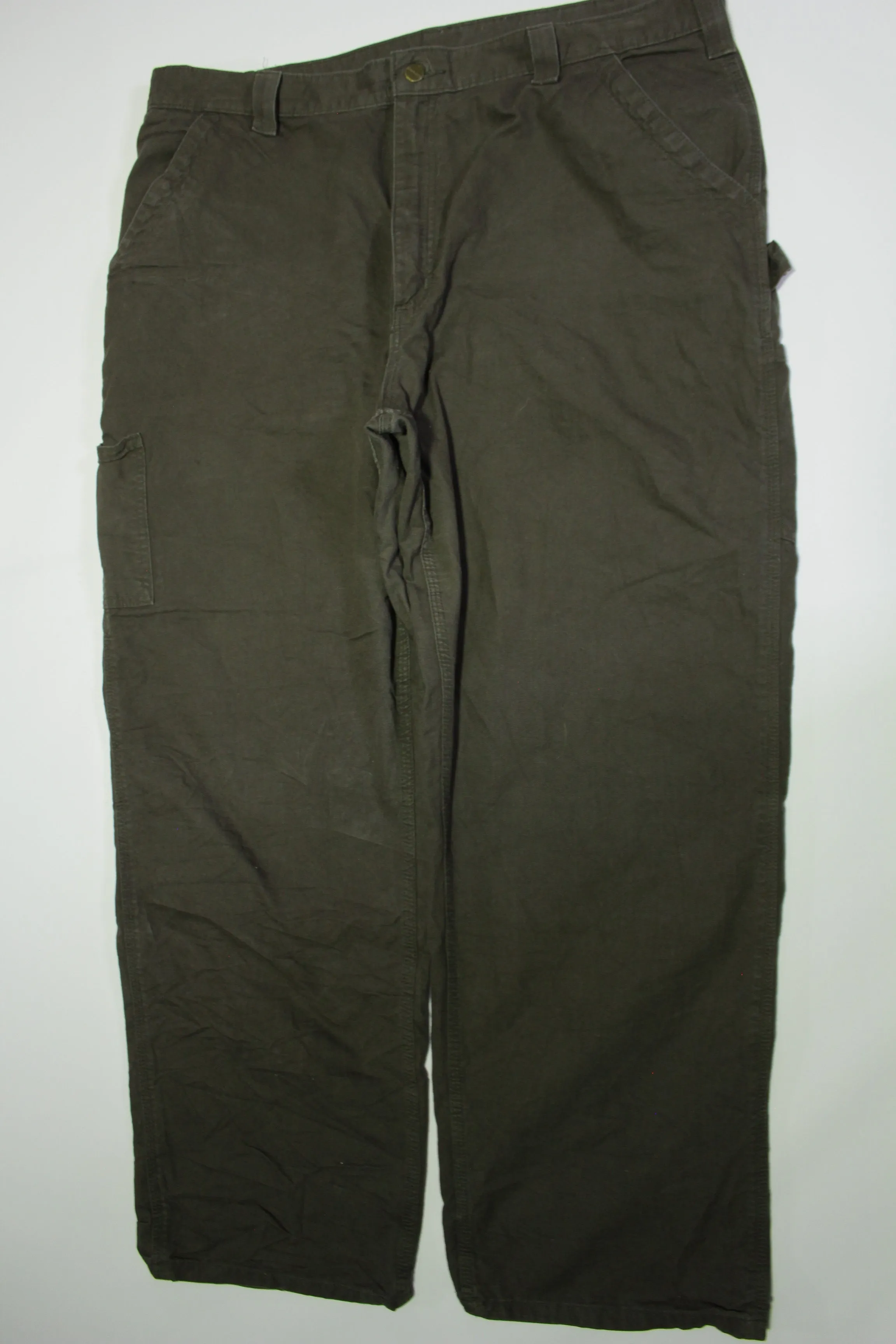 Carhartt B151 LBR Dungaree Fit Duck Wash Utility Pocket Work Construction Pants