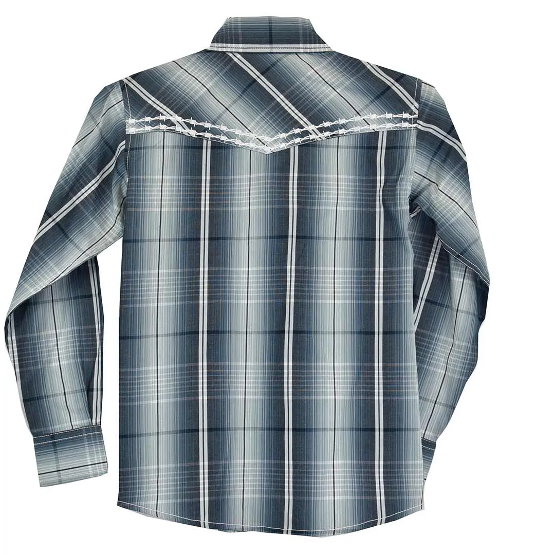 Cowboy Hardware Toddler Boys' Plaid Snap Shirt