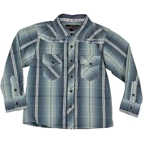 Cowboy Hardware Toddler Boys' Plaid Snap Shirt