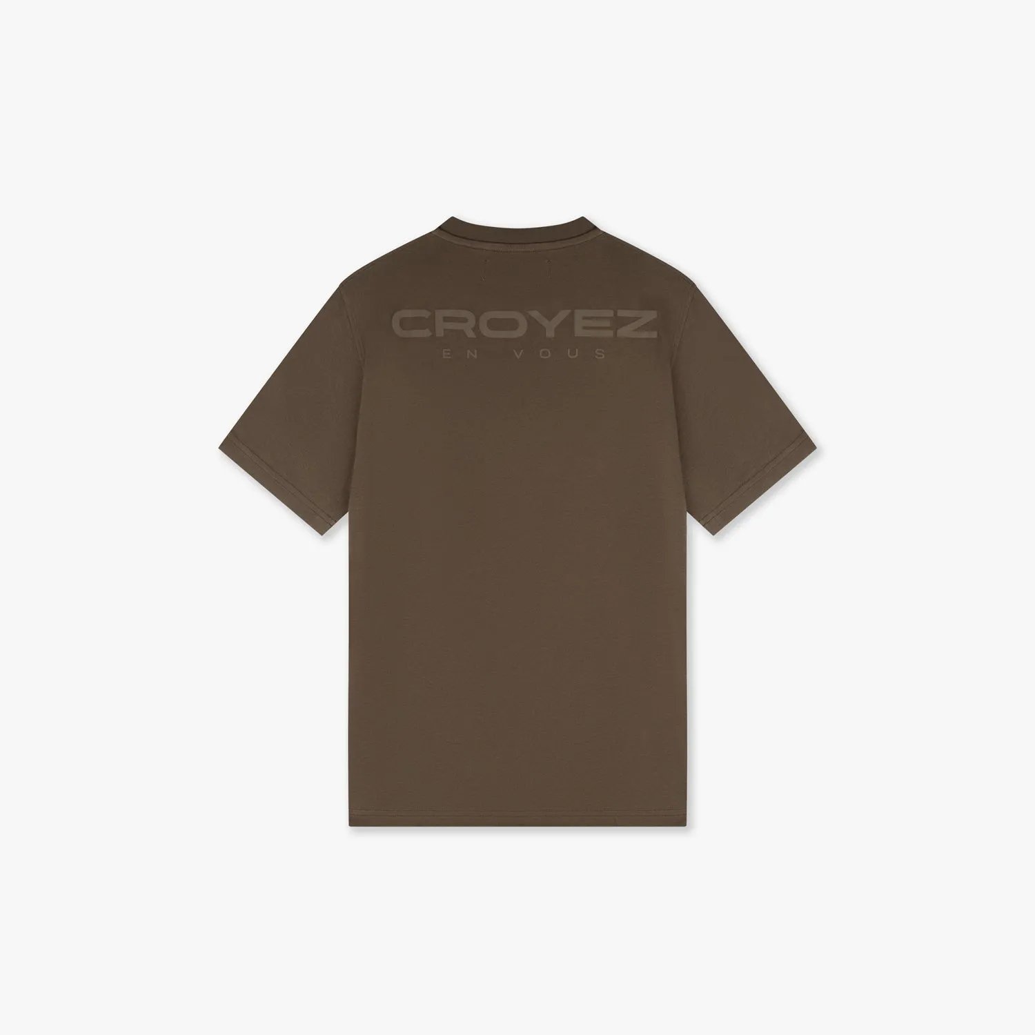 CROYEZ ORGANETTO T-SHIRT - BROWN