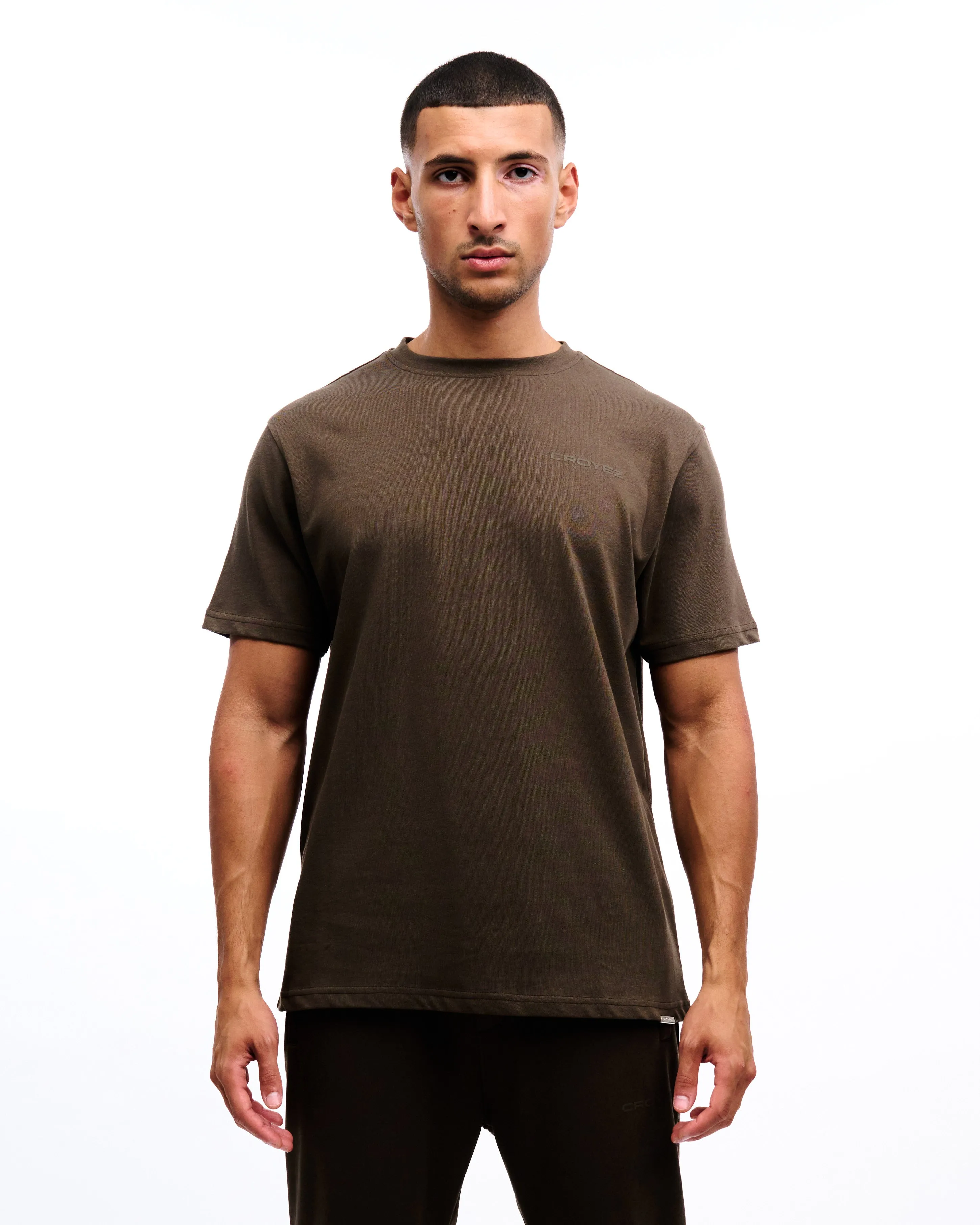 CROYEZ ORGANETTO T-SHIRT - BROWN