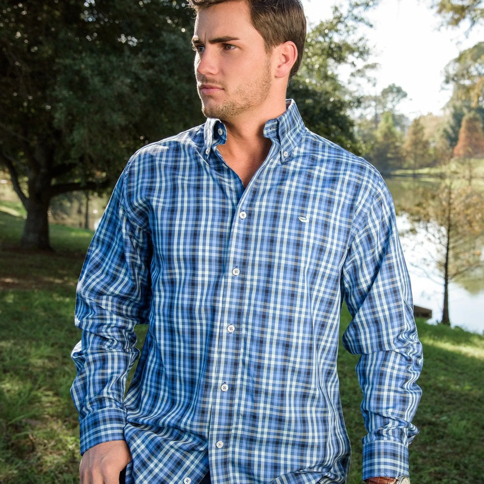 Cumberland Plaid Dress Shirt