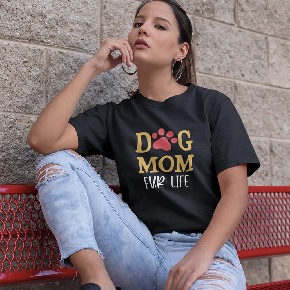 Dog Mom Half Sleeve T-Shirt