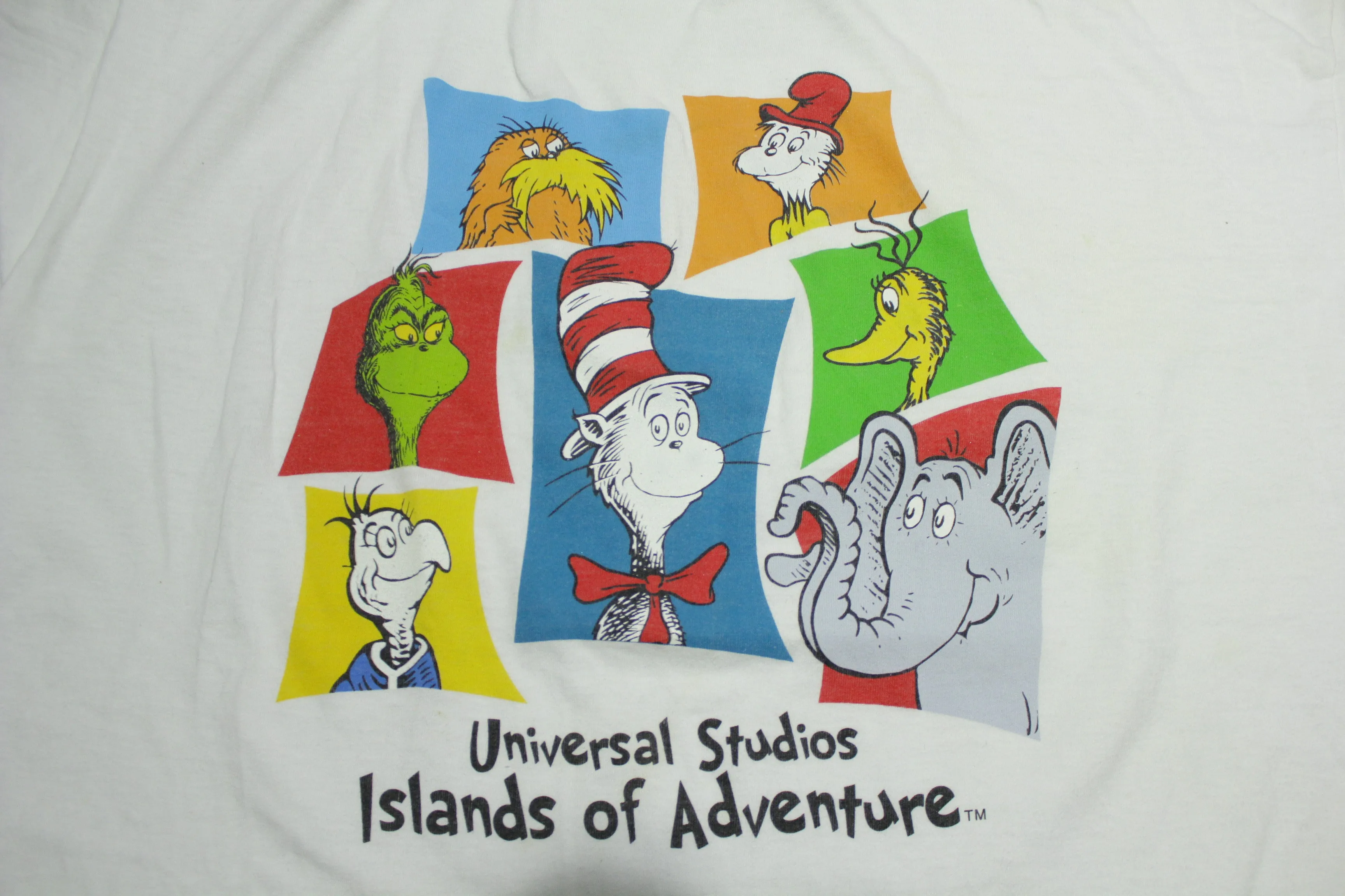 Dr. Seuss Universal Studios Vintage 90's Islands of Adventure Landing T-Shirt