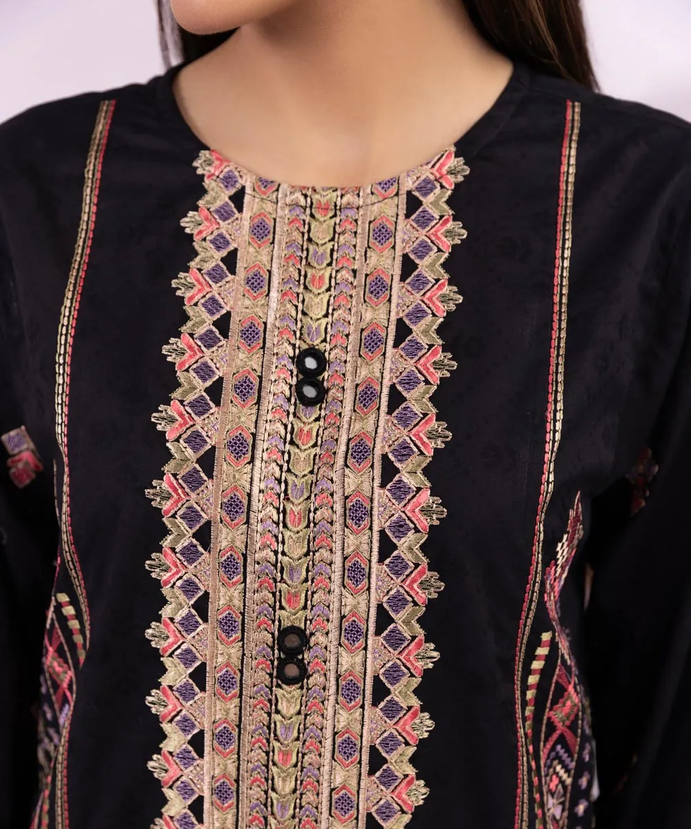 Embroidered Jacquard Shirt