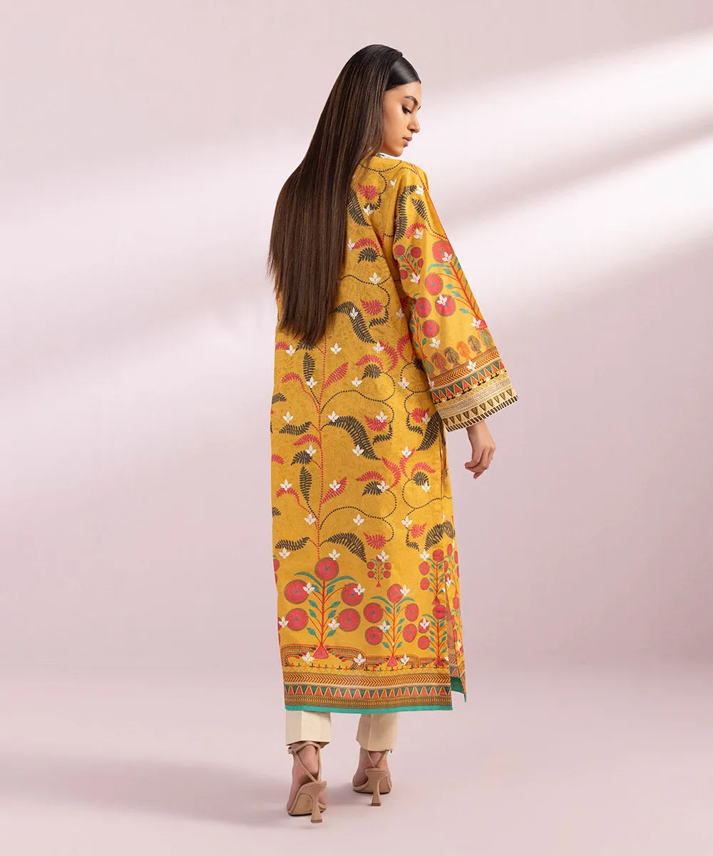 Embroidered Zari Lawn Shirt