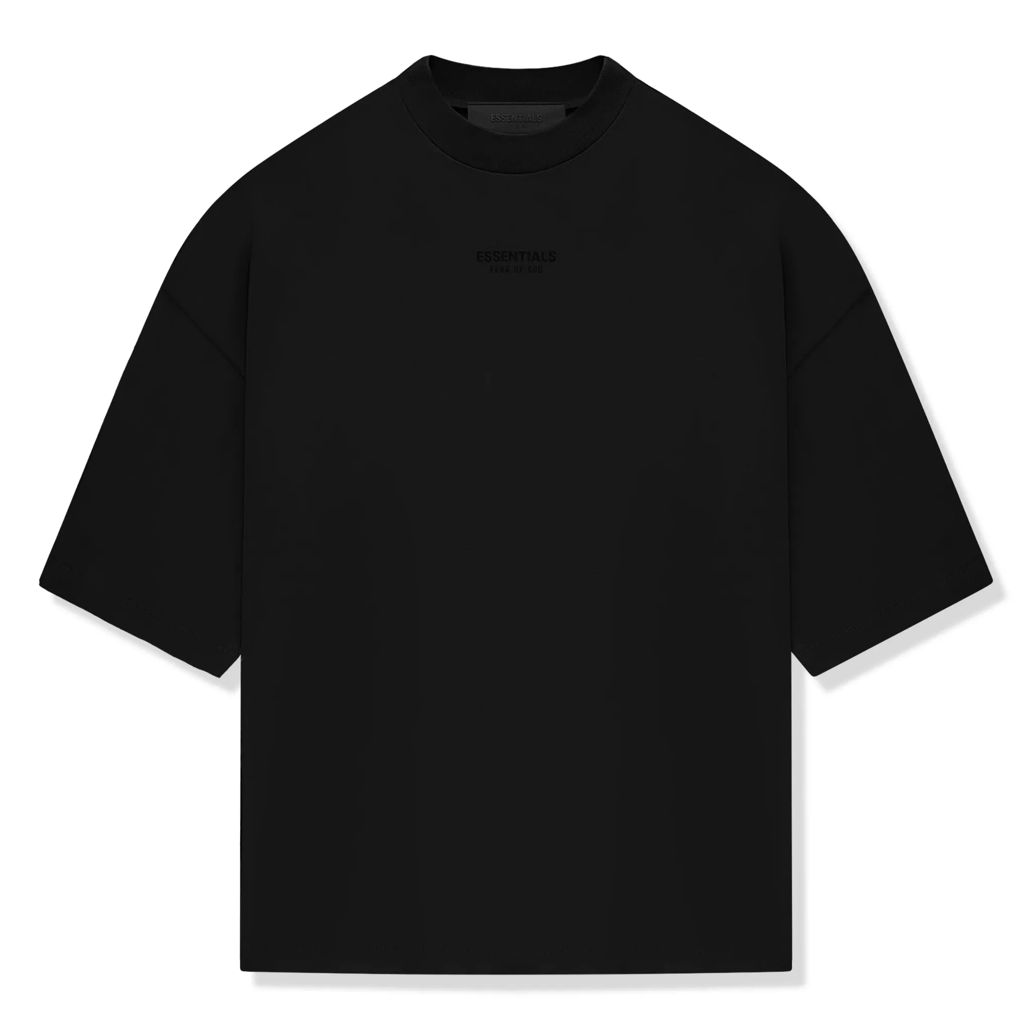 Fear Of God Essentials Jet Black T Shirt (FW23)