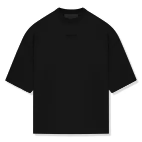 Fear Of God Essentials Jet Black T Shirt (FW23)