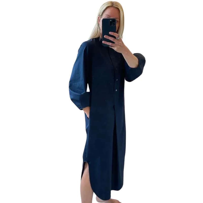 Field Trip Brand - Navy Balloon Sleeve Dress