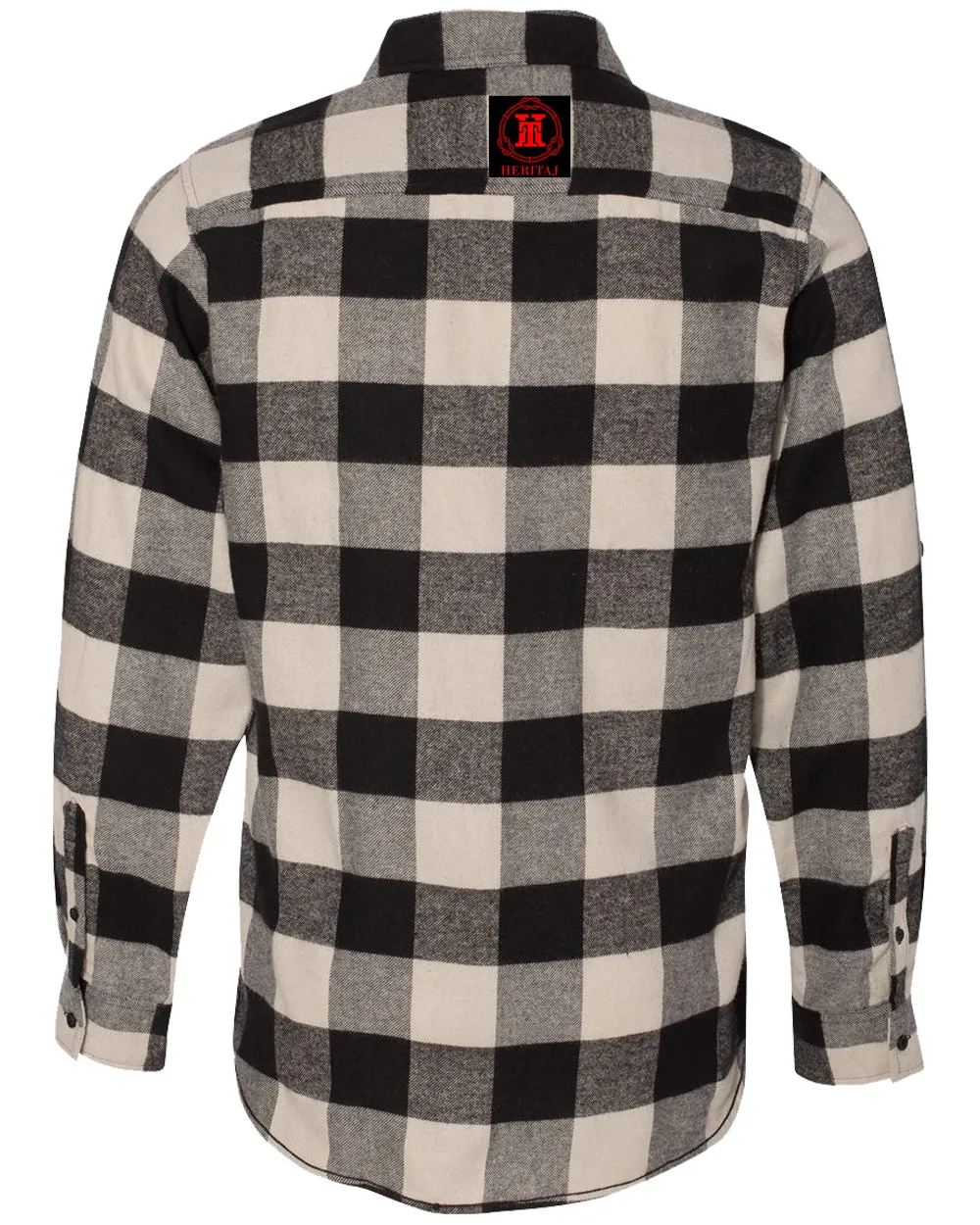 FLANNEL SHIRT-(Yarn-Dyed Long Sleeve)-BCRM