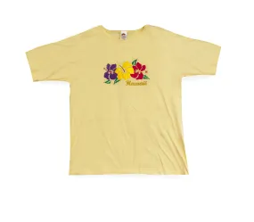 Hawaii, Secondhand T-shirt with Hibiscus Flowers