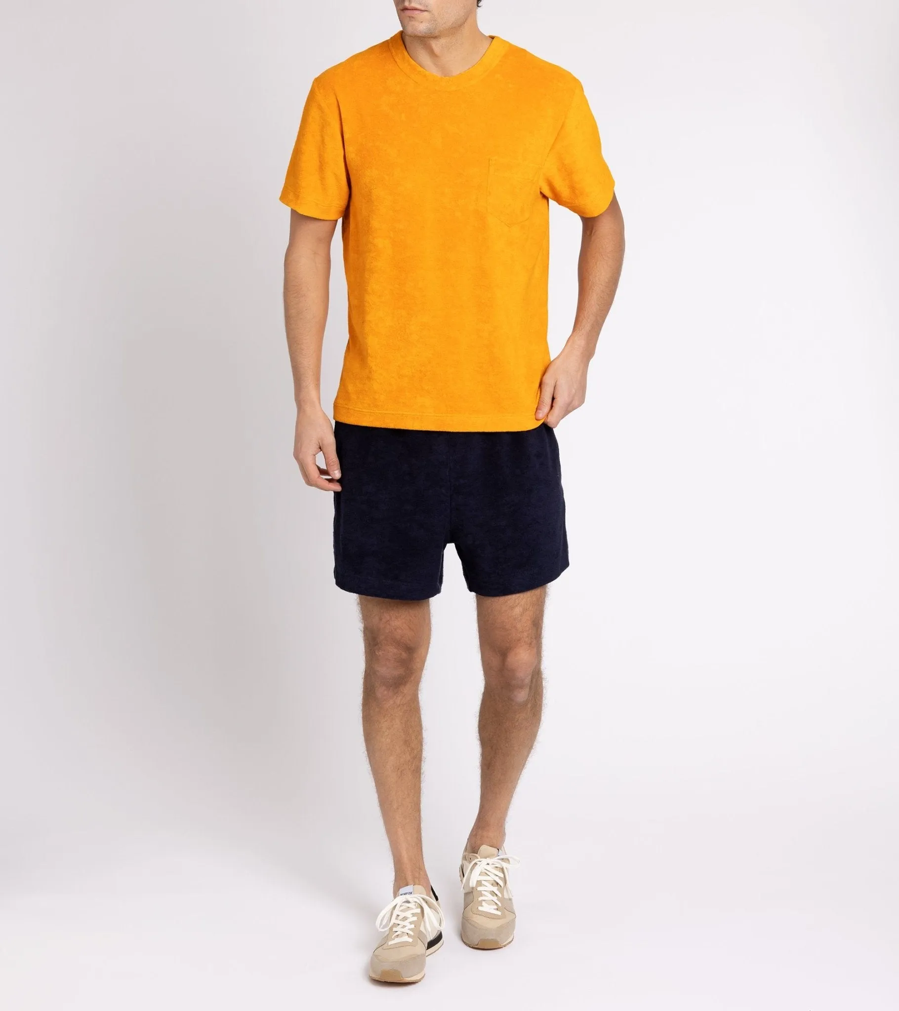 Howlin' Fons Terry Towel T-Shirt: Yellow Gold