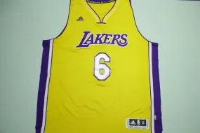 Jordan Clarkson #6 Los Angeles LA Lakers Adidas XL  2 Length Basketball Jerey