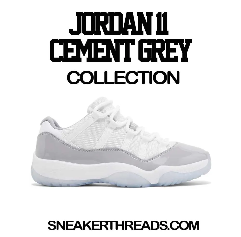 Kids Cement Grey 11 Shirt - Cheddar - White