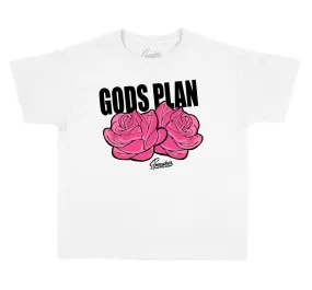 Kids Pinksicle 8 Shirt - Gods Plan - White