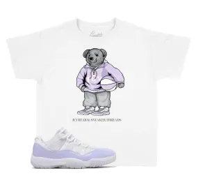 Kids Pure Violet 11 Shirt - Icy bear -White