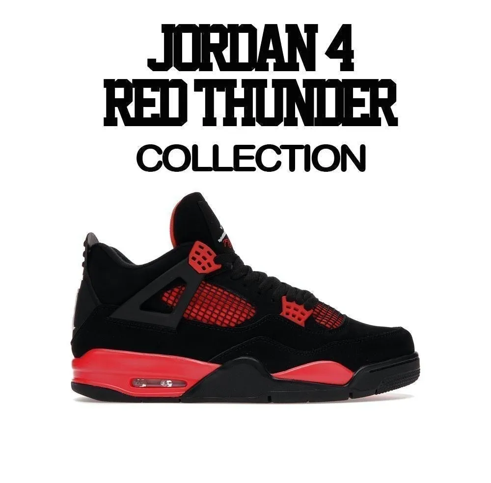 Kids Red Thunder 4 Shirt - Medicine - Black