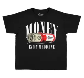 Kids Red Thunder 4 Shirt - Medicine - Black