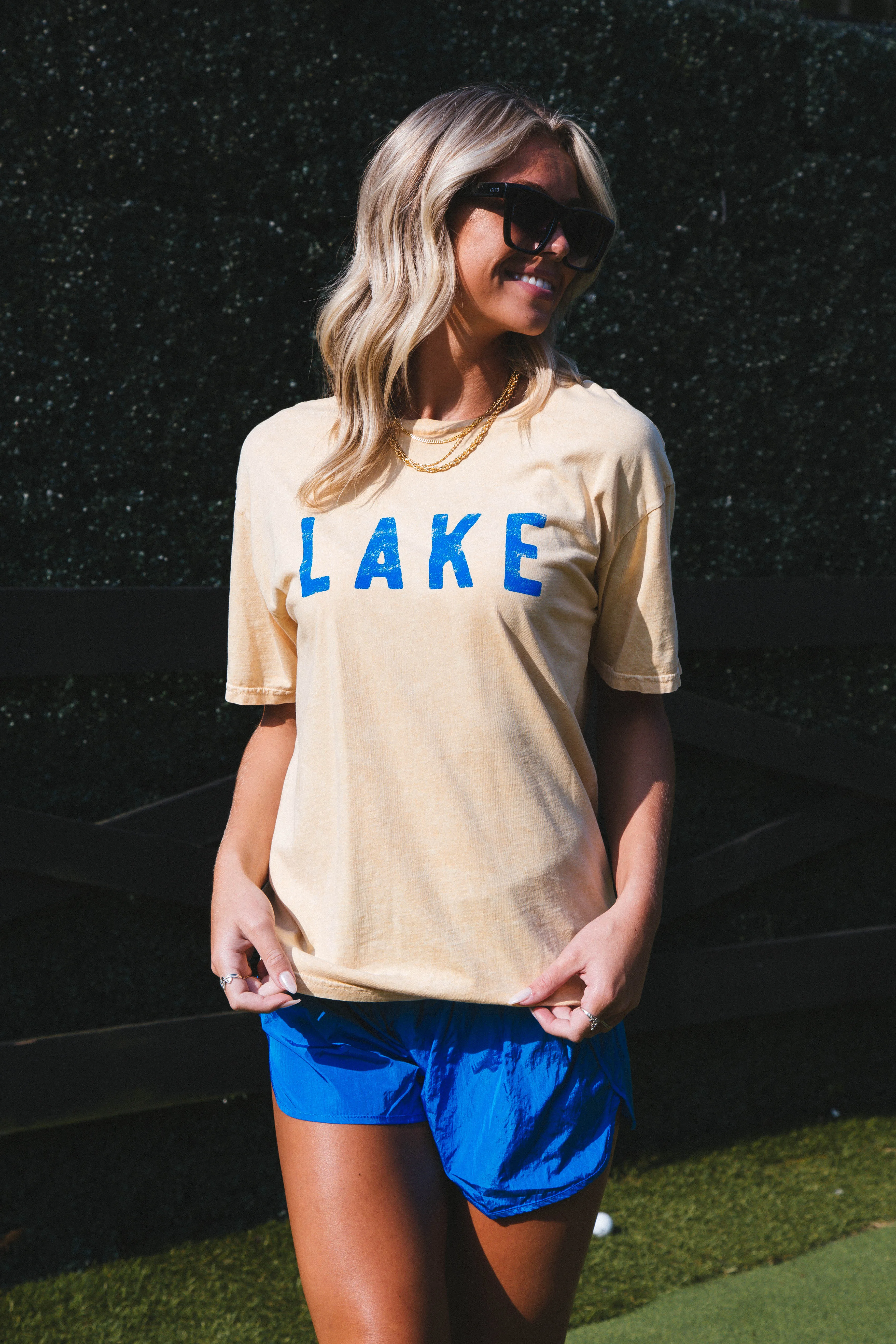 Lake Graphic Tee, Golden