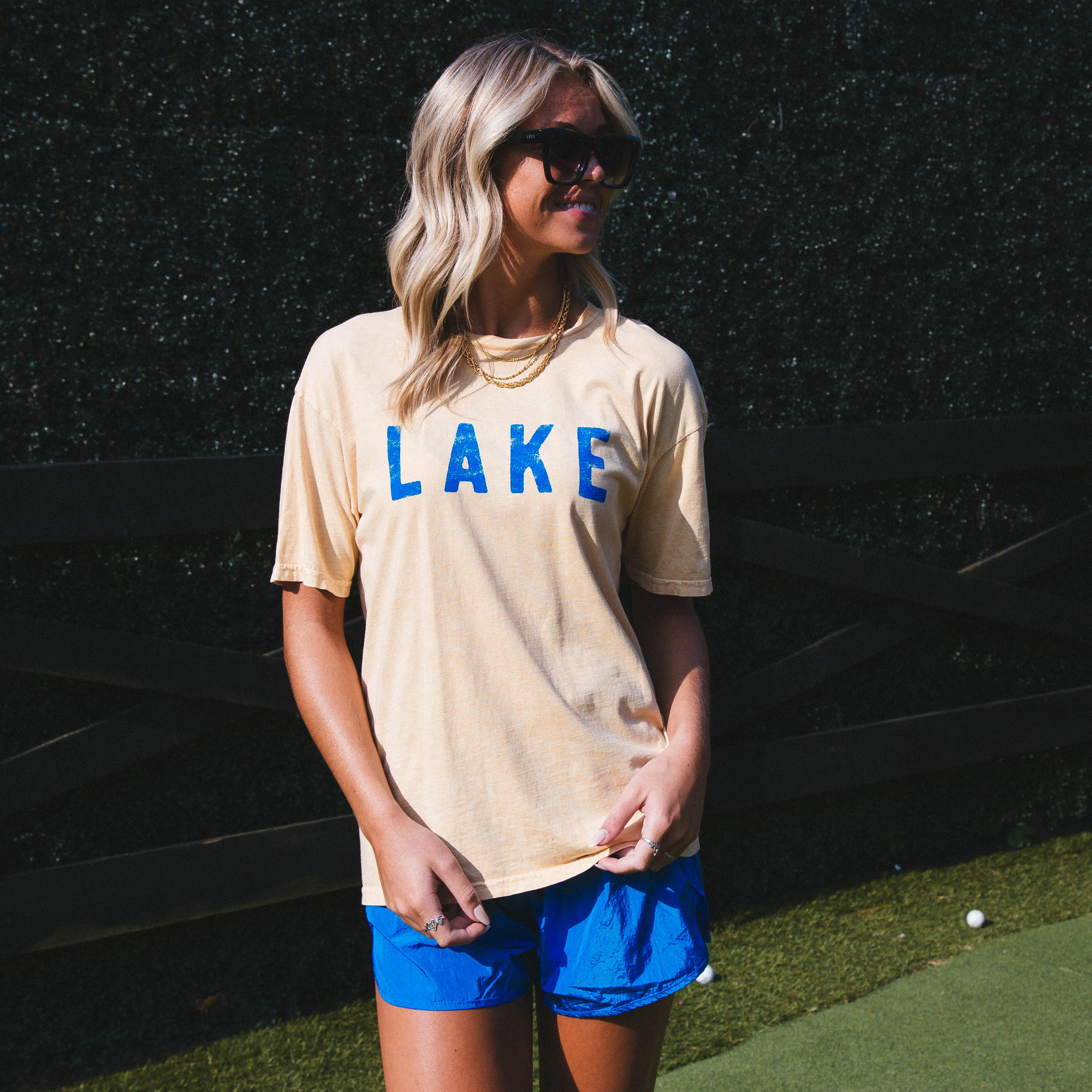 Lake Graphic Tee, Golden