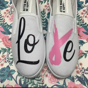 Love Awareness Ribbon Shoes