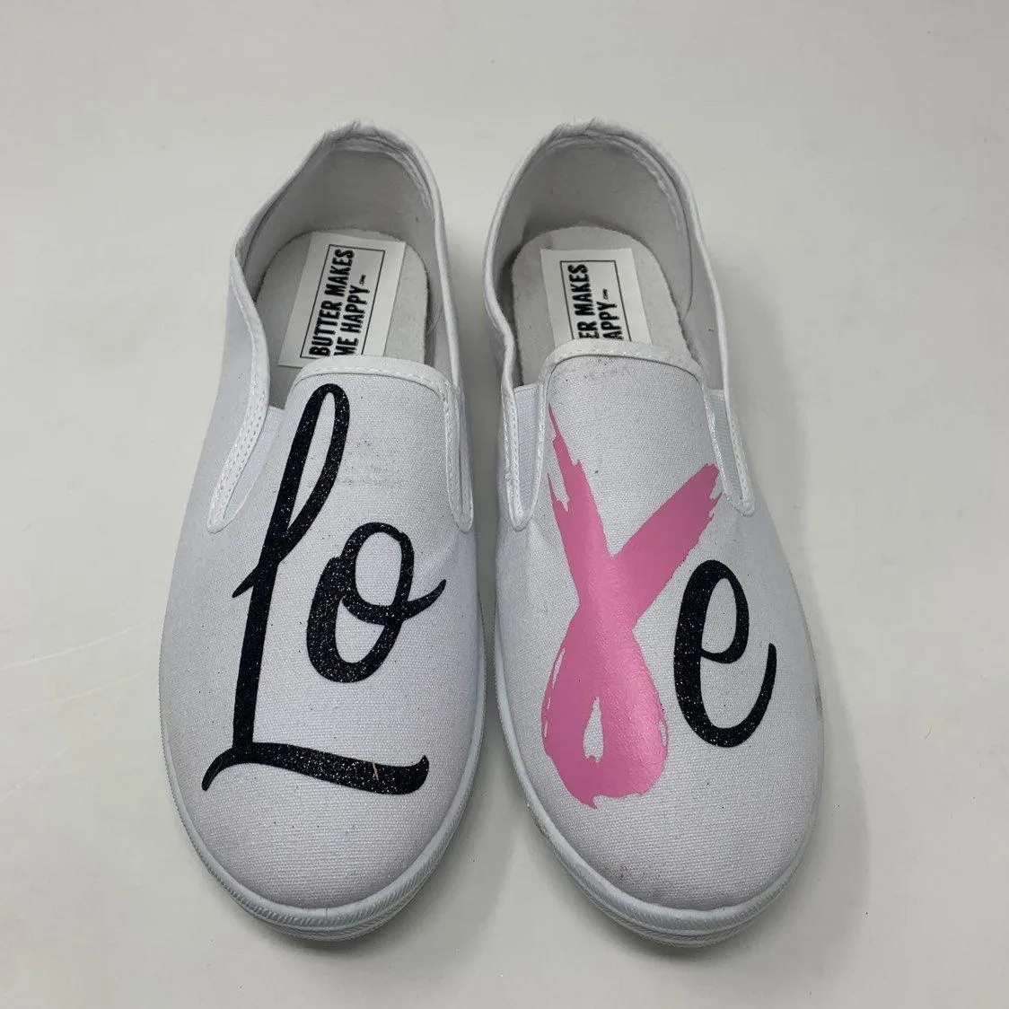 Love Awareness Ribbon Shoes