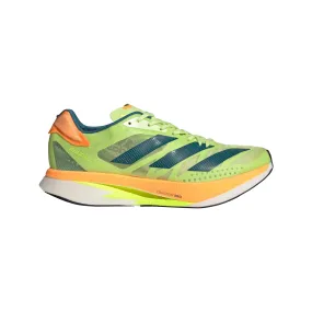 Optimized Product Title: 

Mens adidas Adizero Adios Pro 2 Running Shoes - Pulse Lime/Real Teal/Flash Orange, Size 10.5 D Medium - Lightweight & High-Performance