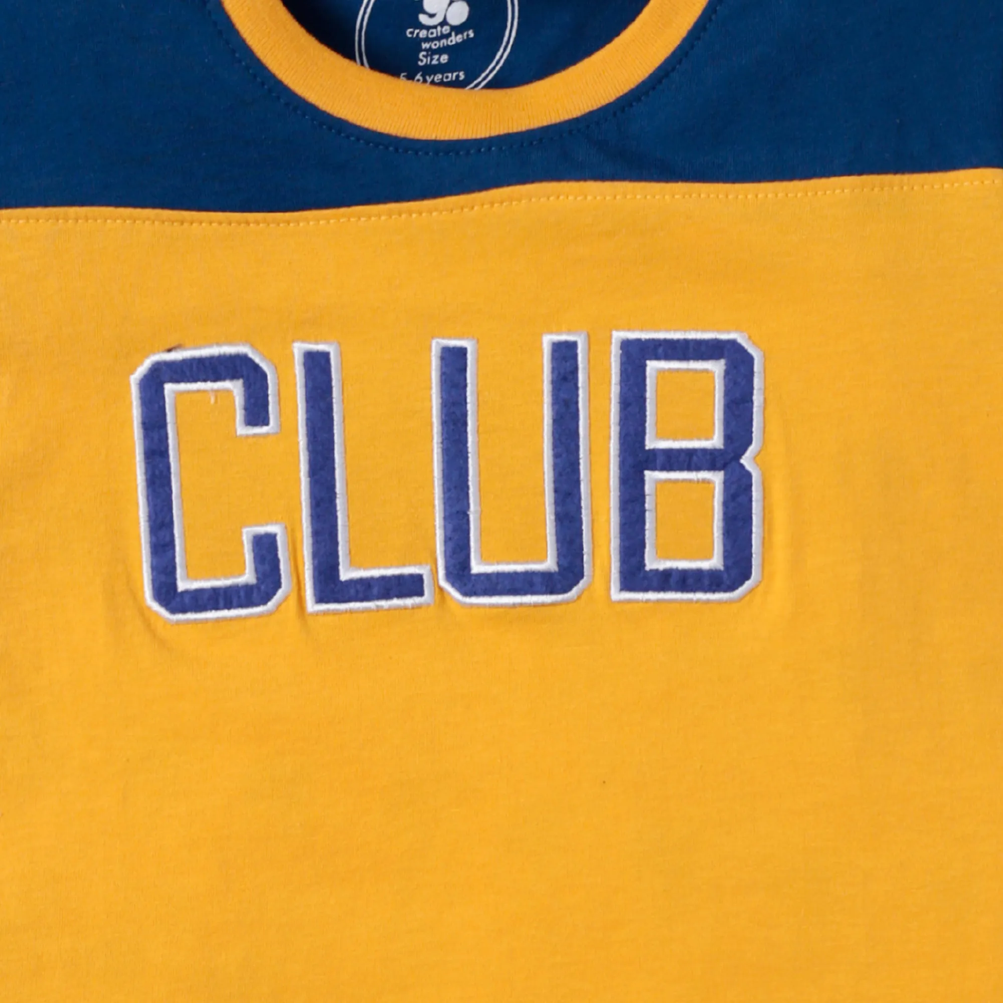 Navy Yellow Club T-Shirt