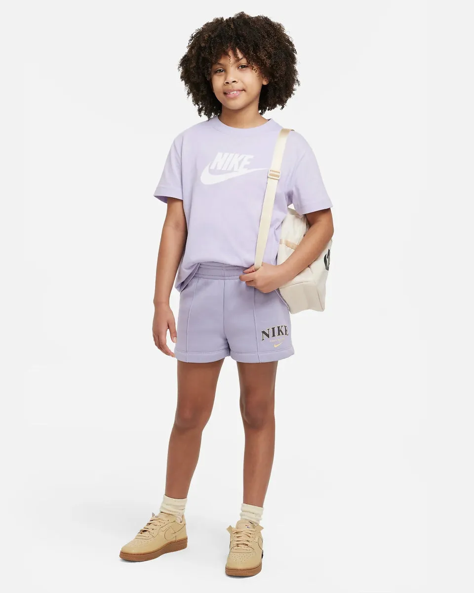 NIKE JUNIOR FUTURA PURPLE TEE