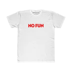 NO FUN ULTRA TEE - WHITE/ ASH BROWN