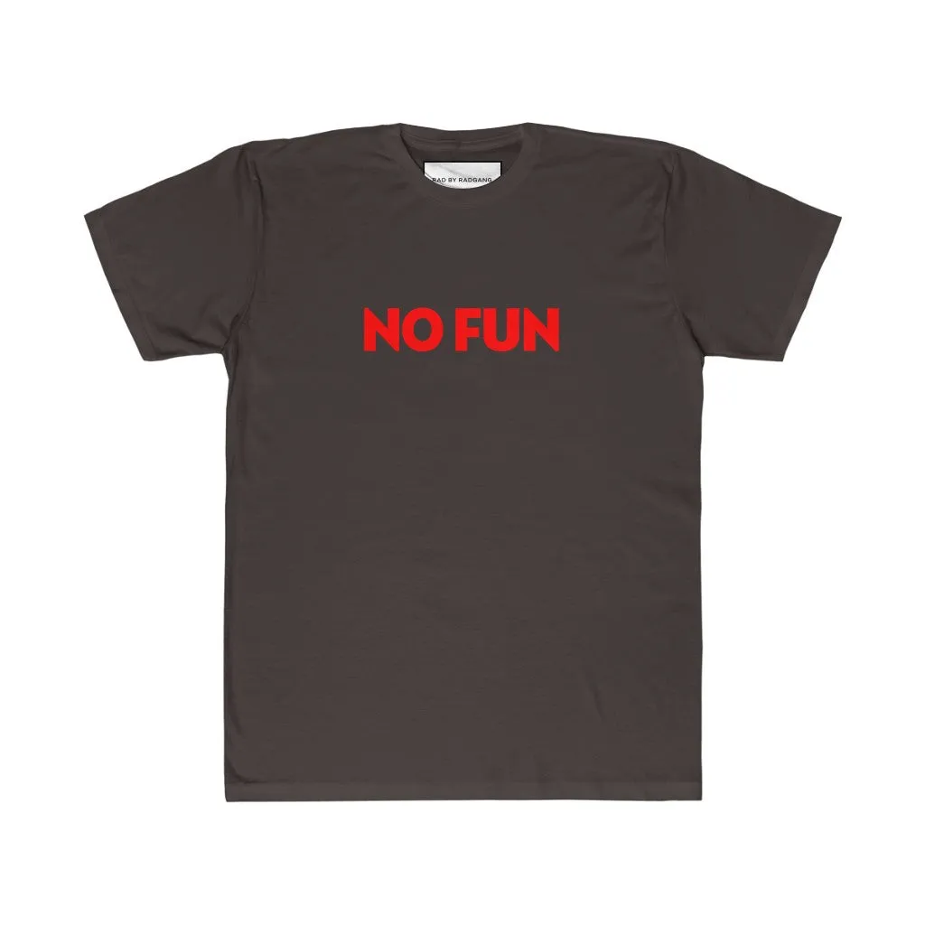 NO FUN ULTRA TEE - WHITE/ ASH BROWN