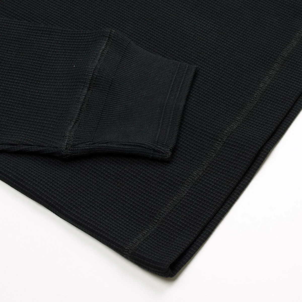 Norse Projects - Aske Tab Series Waffle LS T-shirt - Black